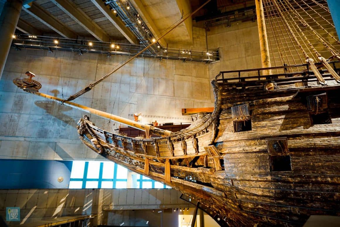 【瓦薩沉船博物館】瑞典斯德哥爾摩必去的Vasa Museum 8 瓦薩號直到20世紀才被考古學家重新發現並打撈出海底。