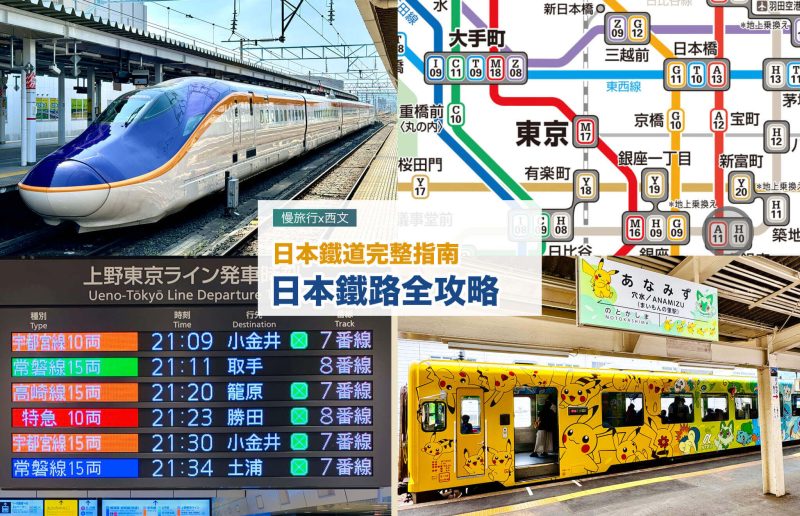日本鐵路全攻略2024 一次看懂